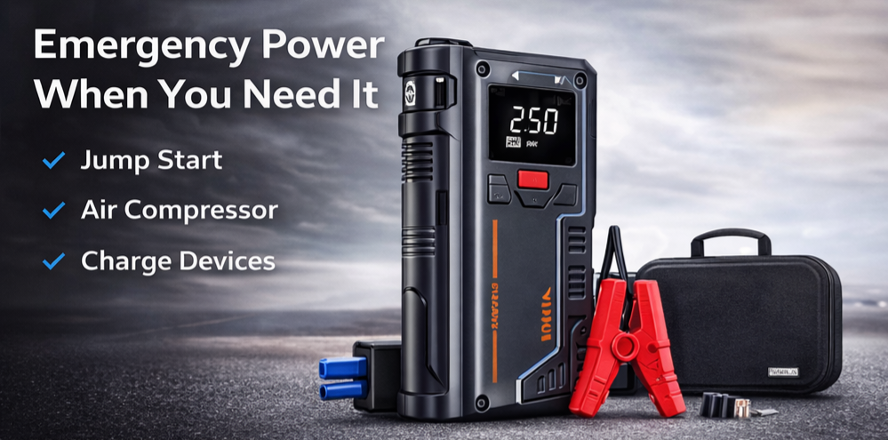 VoltRescue Pro™ – Emergency Car Power Kit