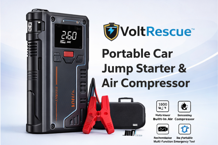 VoltRescue Pro™ – Emergency Car Power Kit